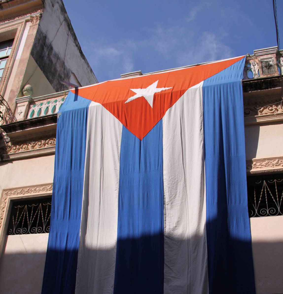 The Cuban flag